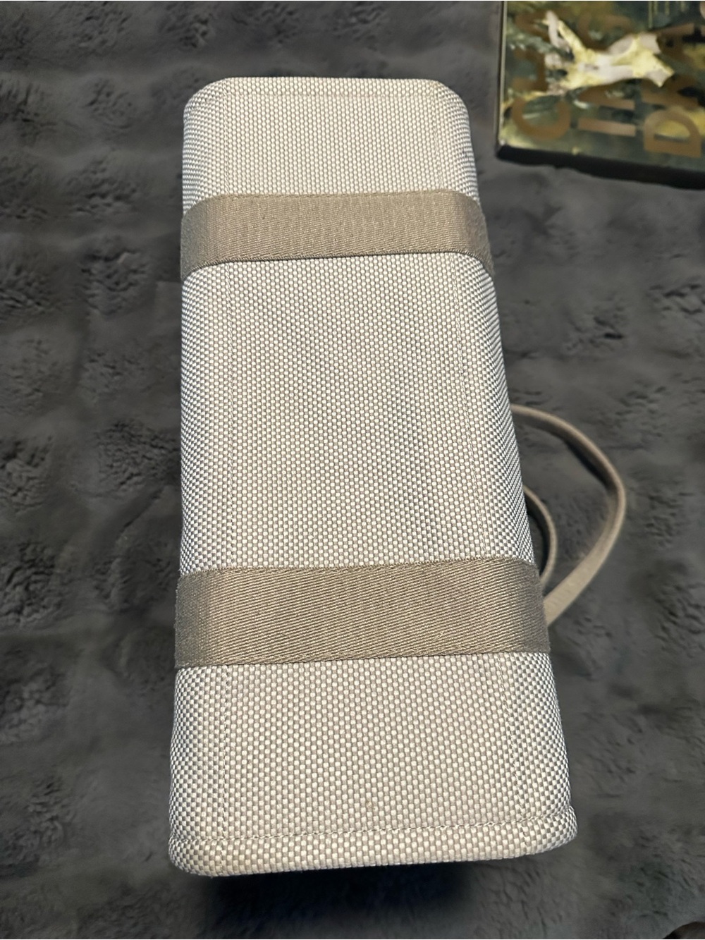 lululemon athletica White and Tan Canvas Tote - Picture 8 of 8